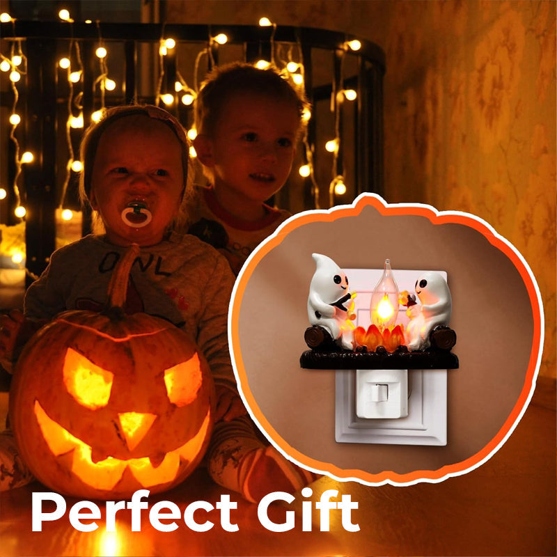 👻 Glimsea™ Spooky and Cute Bonfire Ghost Night Light